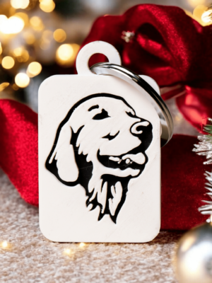Golden Retriever kulcstartó