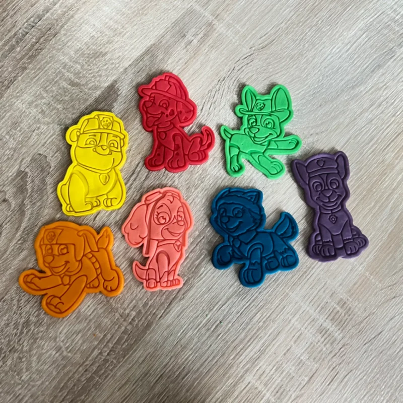 Mancs Őrjárat süti forma készlet (7 darabos)